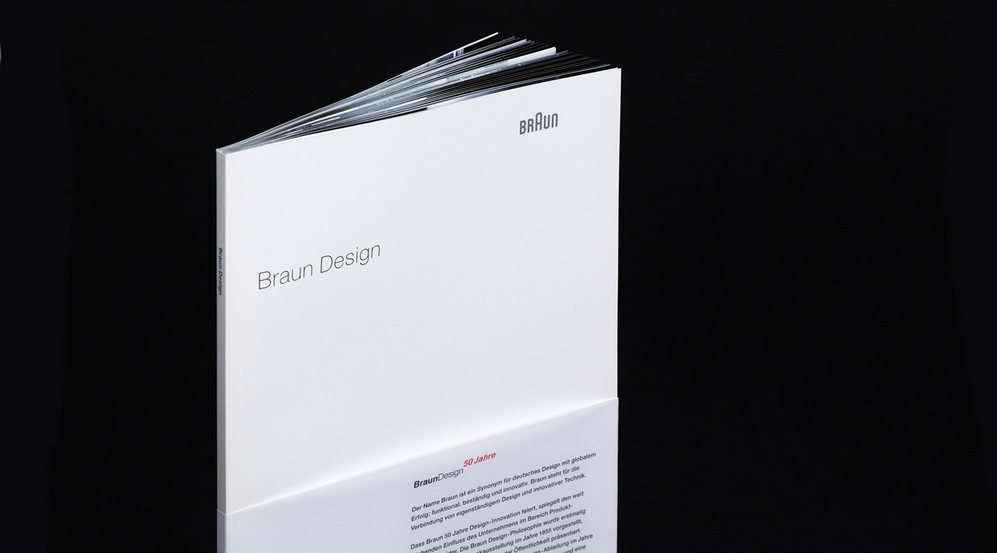 Beispielbild aus der Festschrift 50 Jahre Braun Design